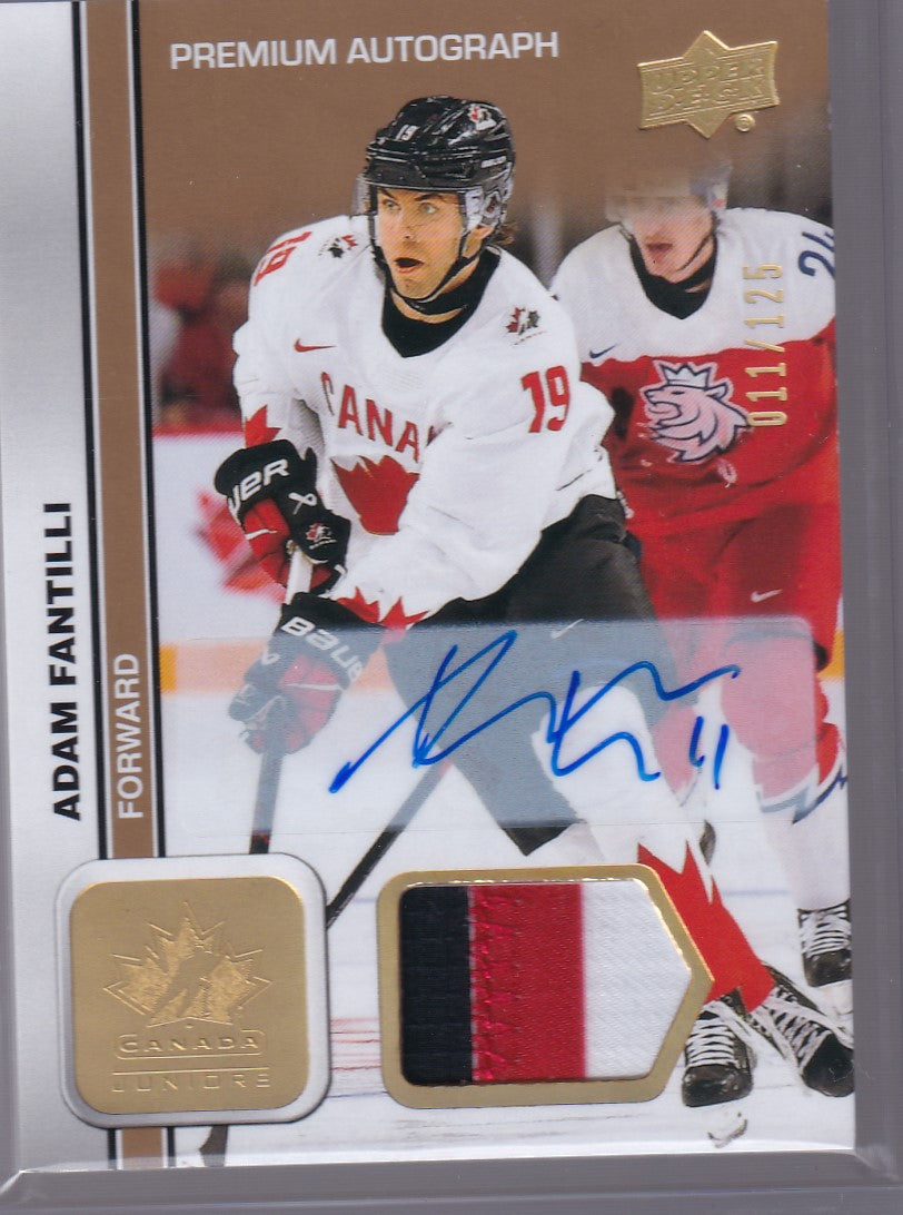 ADAM FANTILLI Premium Autograph 011/125