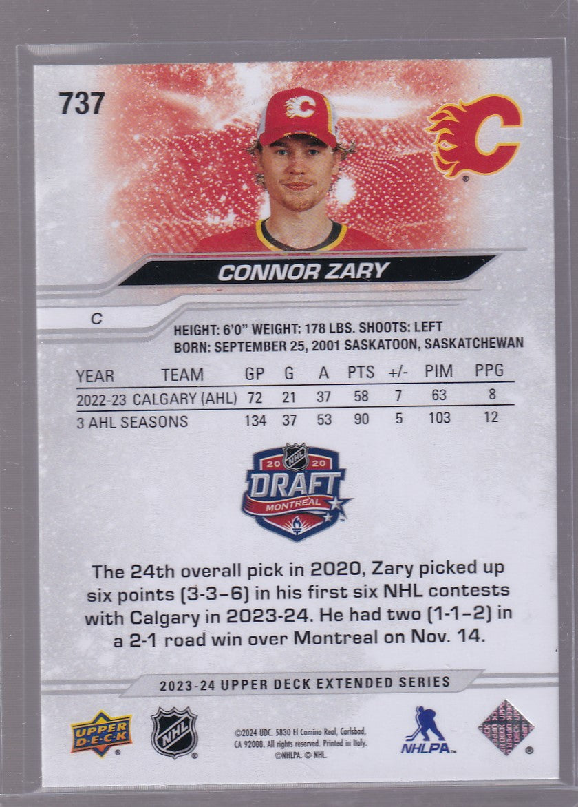 CONNOR ZARY Draft Red Outburst /25