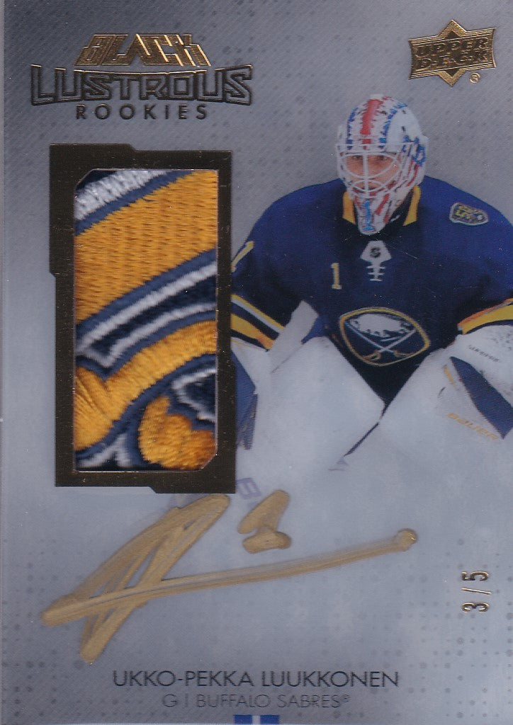 UKKO-PEKKA LUUKKONEN Black Lustrous Rookies 3/5