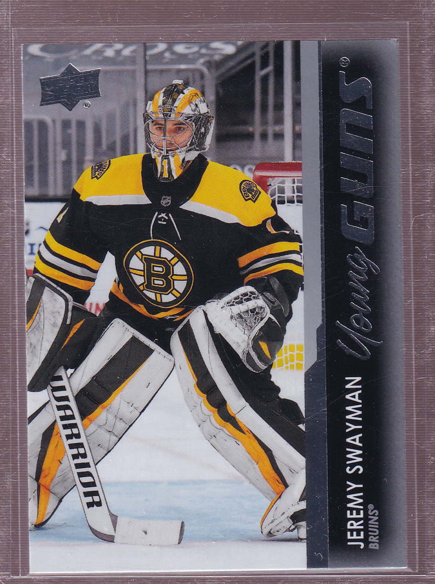 JEREMY SWAYMAN 2021-22 Upper Deck Young Guns Rookie Card #226 RC Boston Bruins