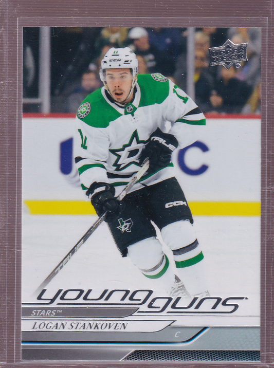 LOGAN STANKOVEN 2024-25 Upper Deck UD Young Guns Rookie Card #244 RC Dallas Stars