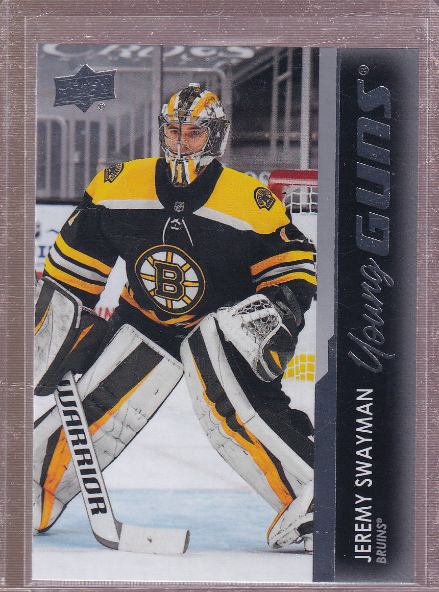 JEREMY SWAYMAN 2021-22 Upper Deck Young Guns Rookie Card #226 RC Boston Bruins