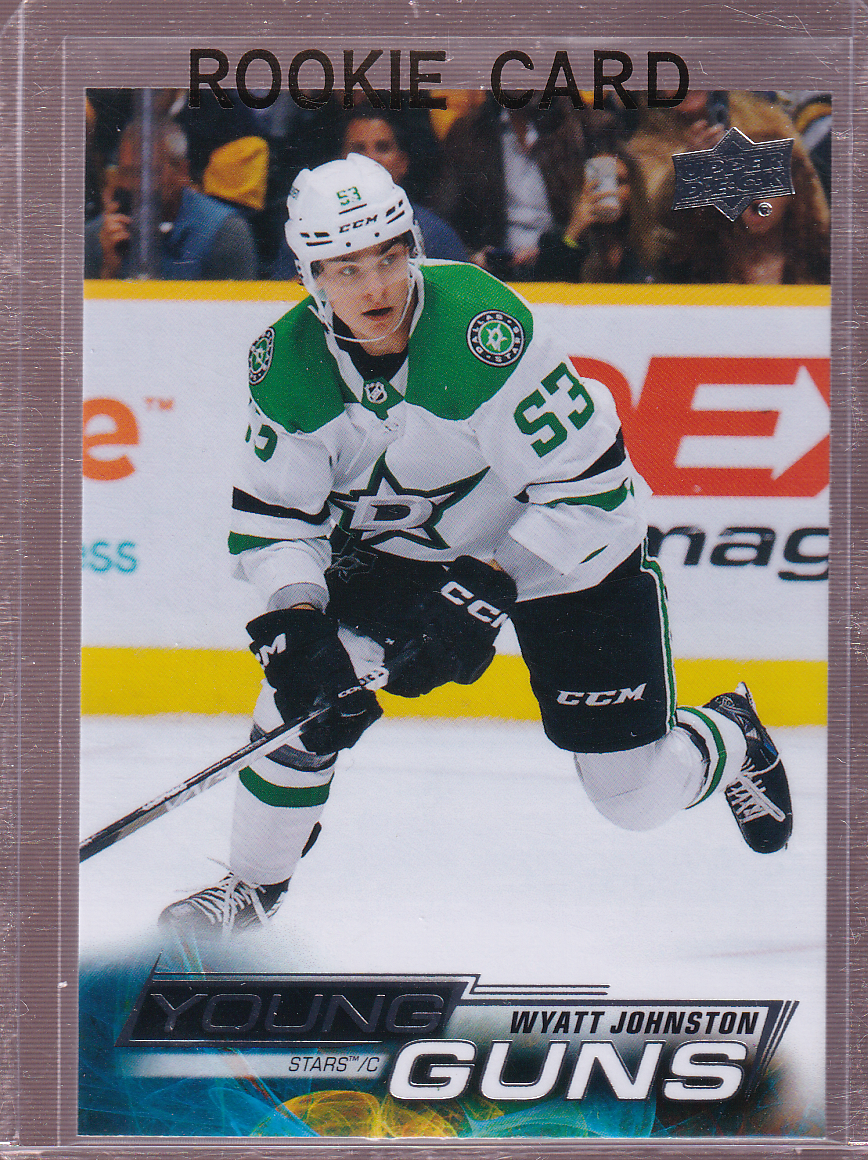 WYATT JOHNSTON 2022-23 Upper Deck Young Guns Rookie Card #459 RC Dallas Stars