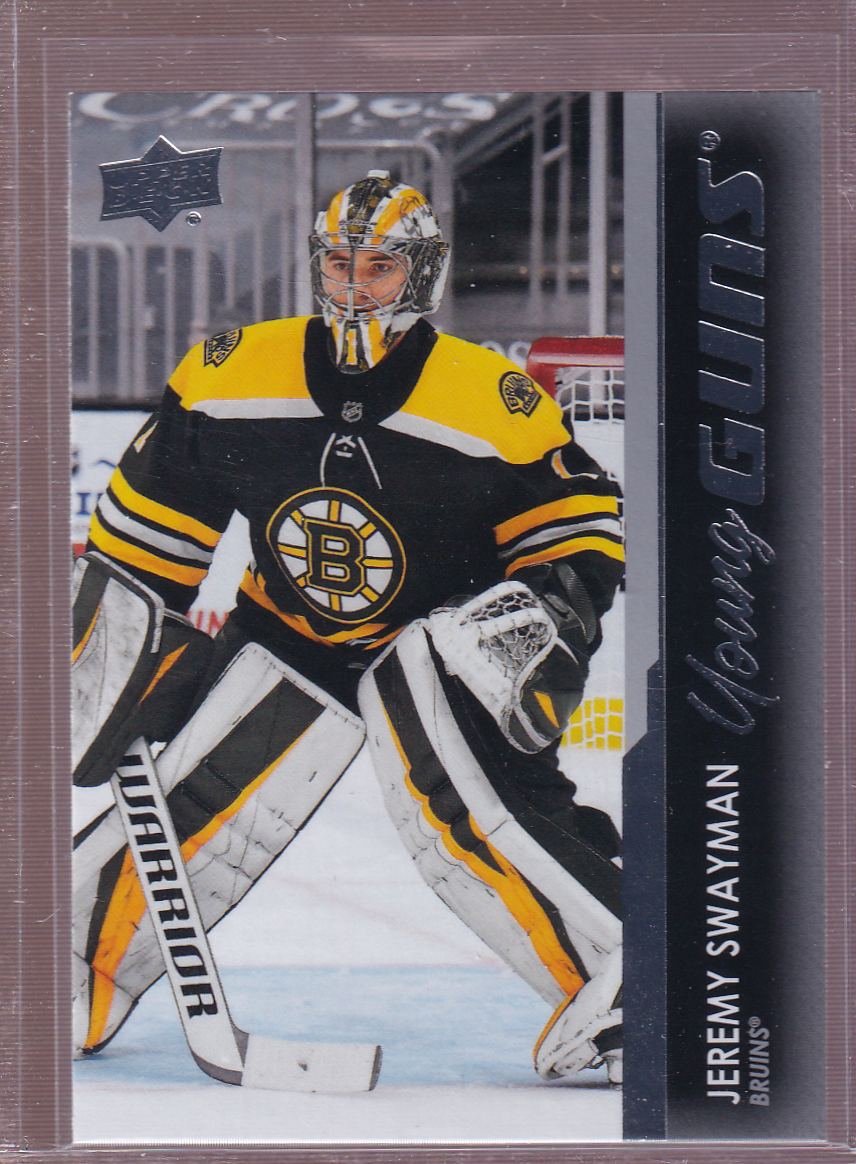 JEREMY SWAYMAN 2021-22 Upper Deck Young Guns Rookie Card #226 RC Boston Bruins