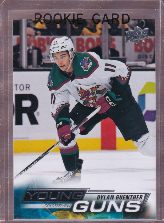 DYLAN GUENTHER 2022-23 Upper Deck Young Guns Rookie Card #497 RC Arizona Coyotes