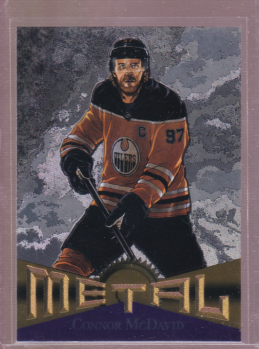 CONNOR McDAVID 2022-23 SkyBox Metal Universe Retro Card #RT-1 Edmonton Oilers