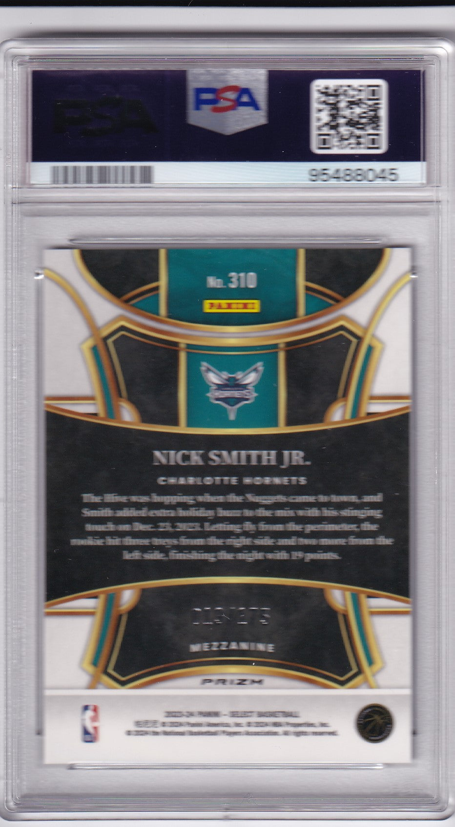 Nick Smith Jr. #310 2023 Select Purple Flash