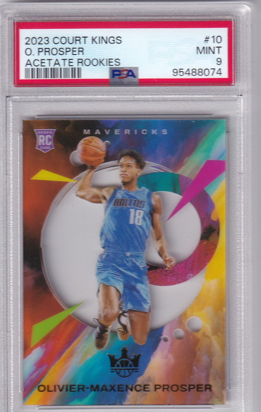 Oliver-Maxence Prosper #10 2023 Court Kings Acetate Rookie PSA 9