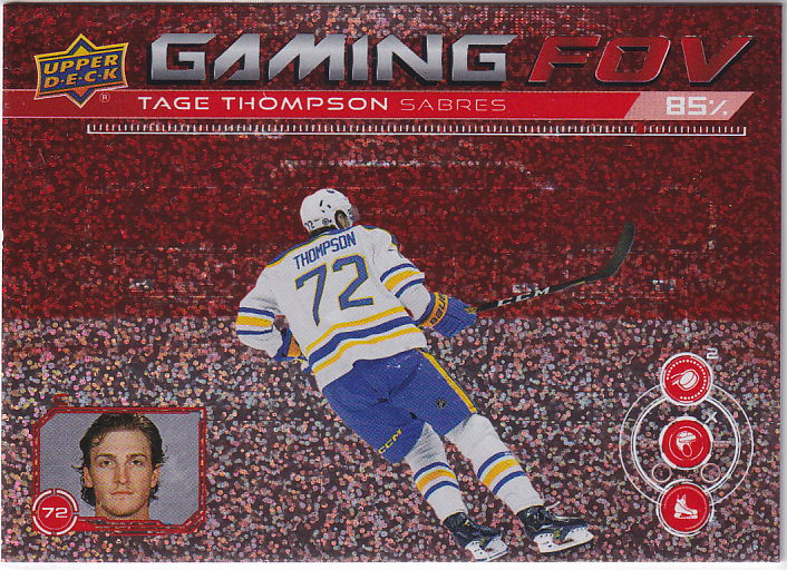 2024-25 Upper Deck UD Series 1 One - Gaming FOV Speckle Insert Cards - Complete/ Finish your Sets!