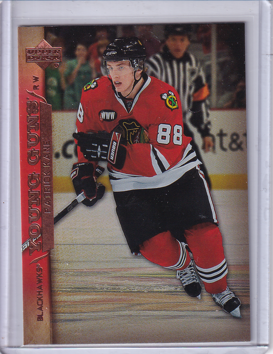PATRICK KANE 2007-08 Upper Deck UD Young Guns Rookie Card RC #210 Chicago Blackhawks #1