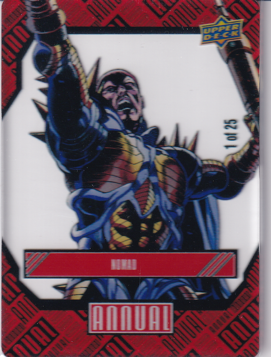 2023-24 UD Marvel Annual Crystal Clear #58 NOMAD  1 of 25