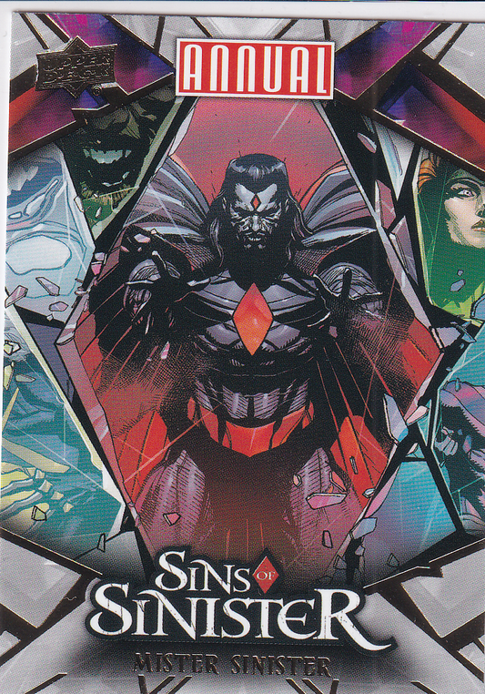 2023-24 Upper Deck Marvel Annual Sins of Sinister Set Singles - Complete/ Finish your Sets!