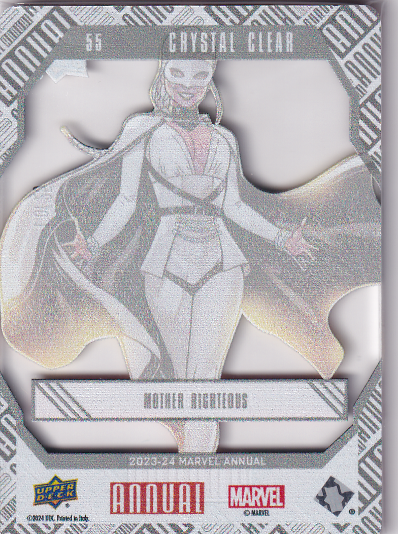 2023-24 UD Marvel Annual Crystal Clear #55 Mother Righteous 1 of 25