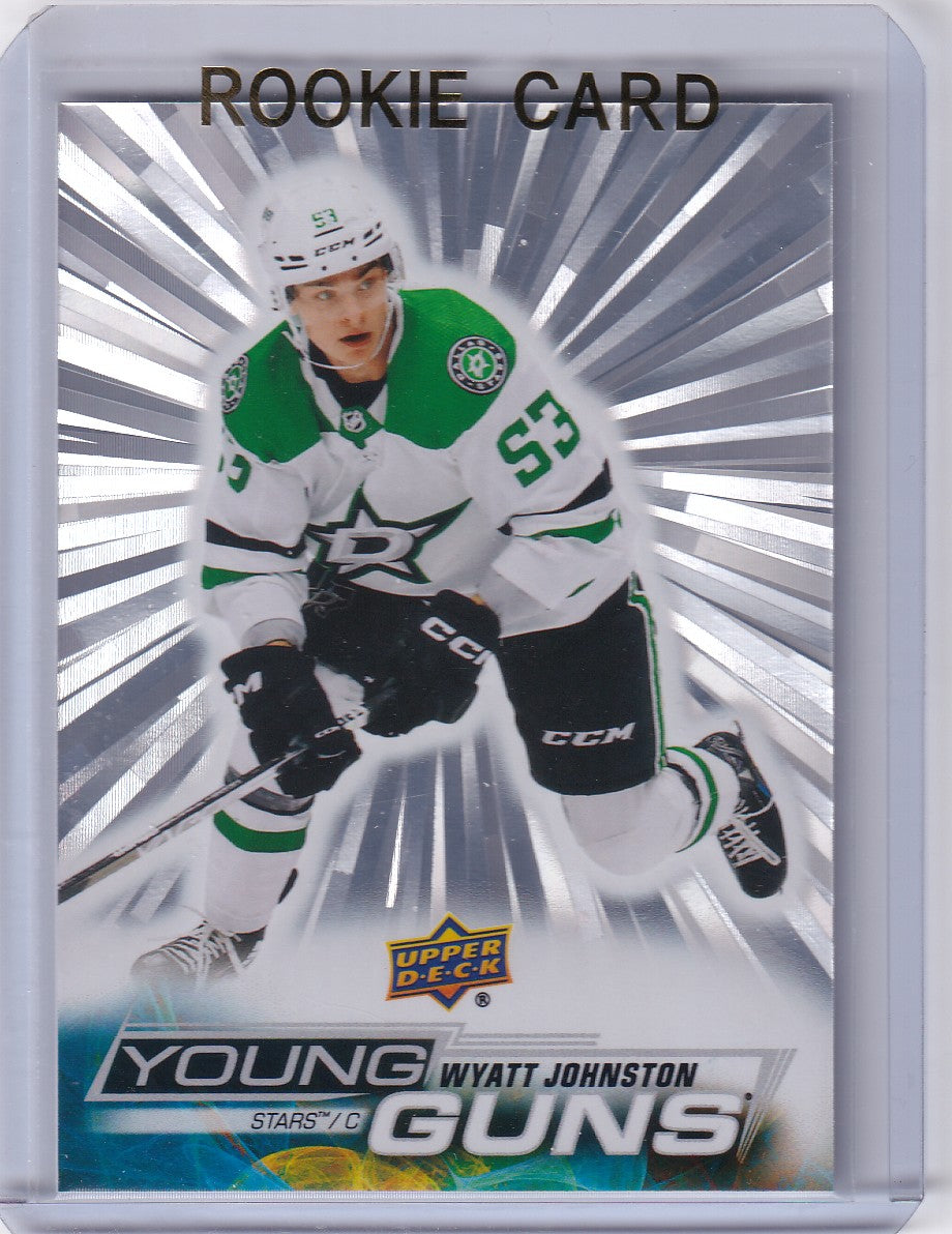 Wyatt Johnston 2024-25 Upper Deck Series 2 UD Young Guns Retro Silver Outburst  #OR-10 Rookie RC Dallas Stars