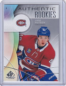 Lane Hutson 2024-25 Sp Game Used Authentic Rookies RC #279 Montreal Canadiens