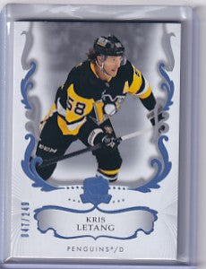 Kris Letang 2023-24 The Cup Base Card 047/249 #86 Pittsburgh Penguins