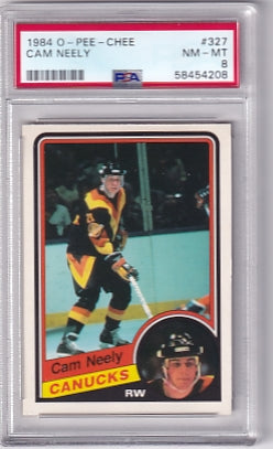 Cam Neely Card #327 1984-85 O-Pee-Chee Rookie Card RC Vancouver Canucks
