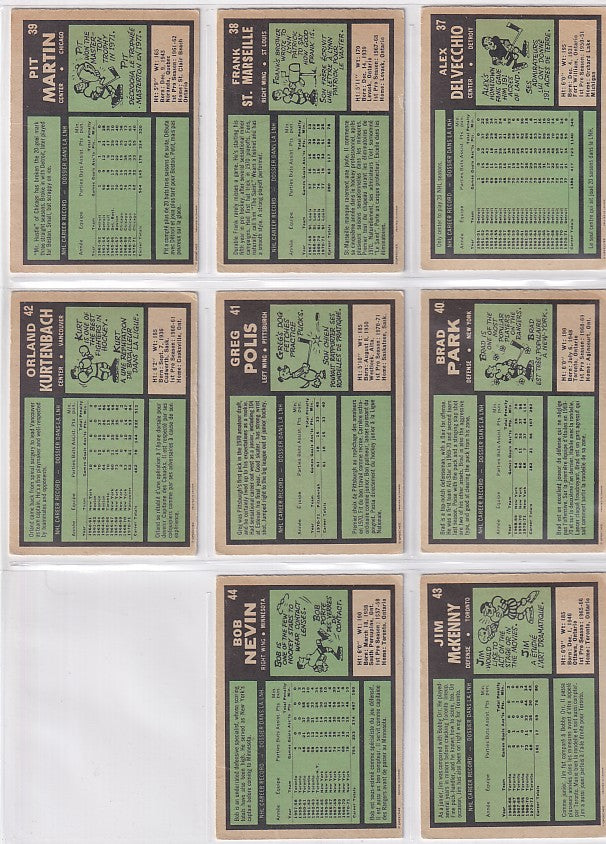 1971-72 O-Pee-Chee Complete Set + Booklets