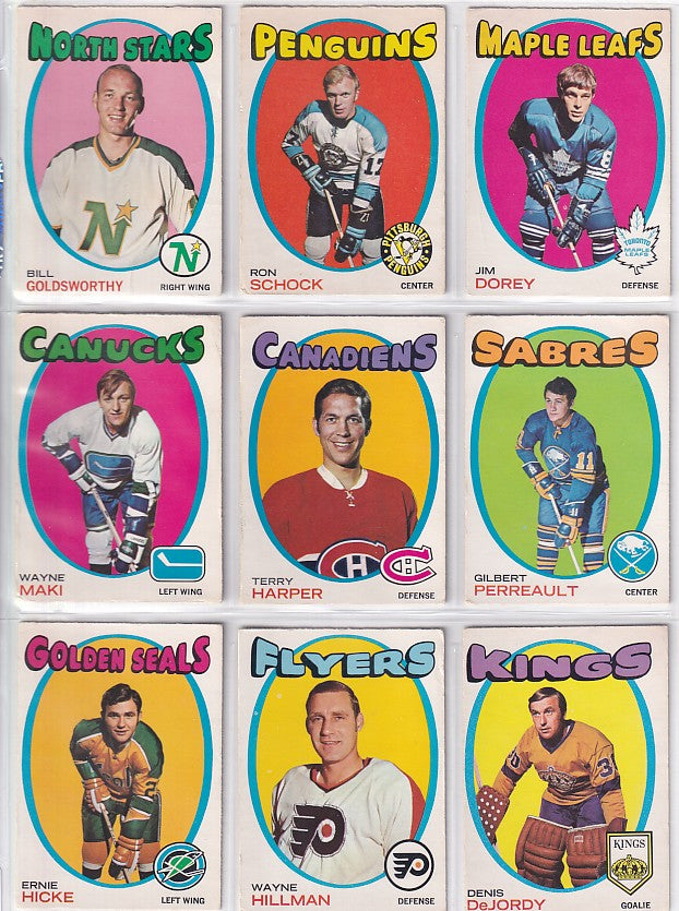 1971-72 O-Pee-Chee Complete Set + Booklets