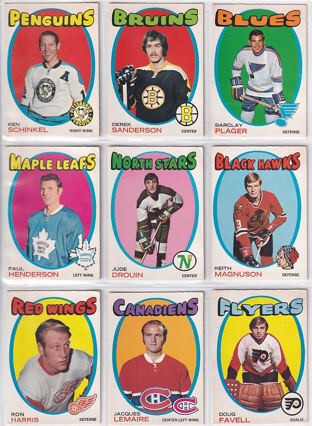 1971-72 O-Pee-Chee Complete Set + Booklets