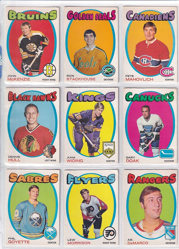 1971-72 O-Pee-Chee Complete Set + Booklets