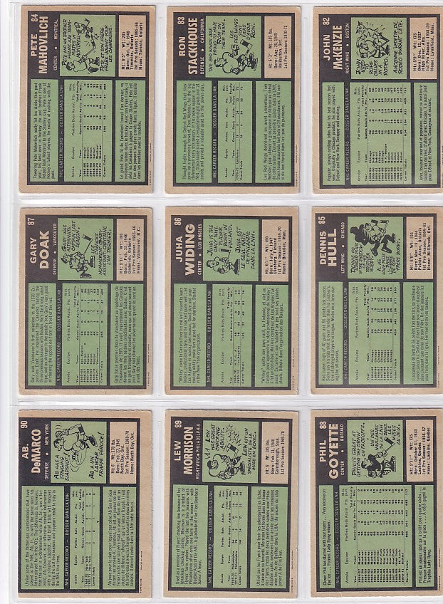 1971-72 O-Pee-Chee Complete Set + Booklets