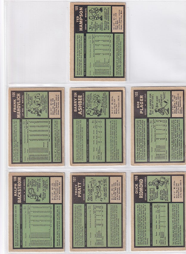 1971-72 O-Pee-Chee Complete Set + Booklets