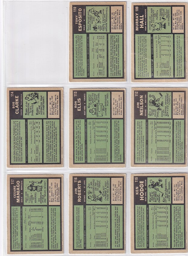 1971-72 O-Pee-Chee Complete Set + Booklets