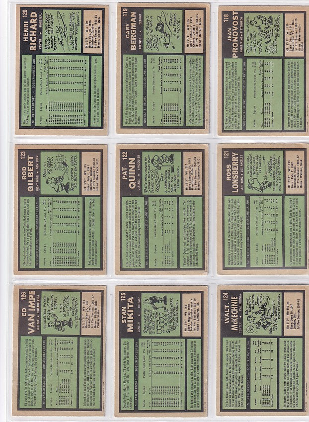 1971-72 O-Pee-Chee Complete Set + Booklets