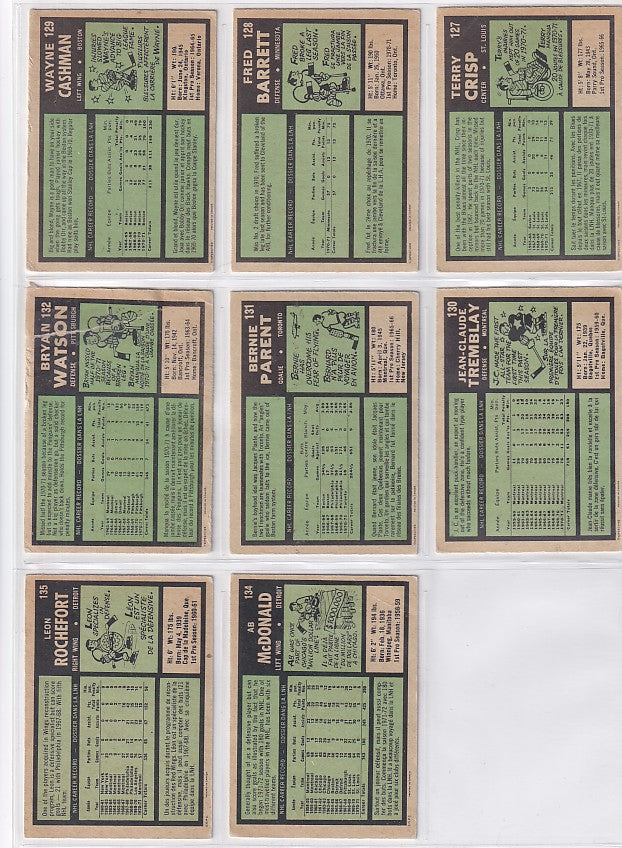 1971-72 O-Pee-Chee Complete Set + Booklets