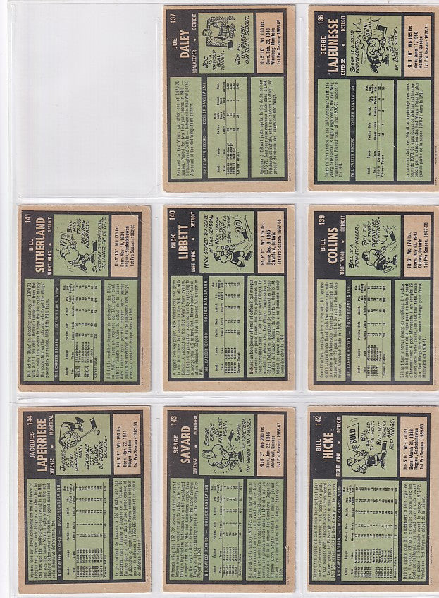 1971-72 O-Pee-Chee Complete Set + Booklets