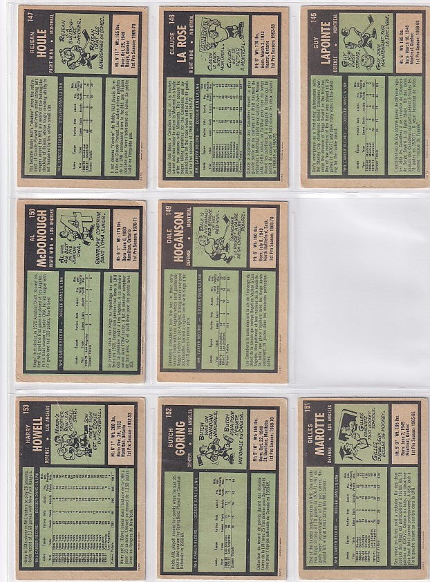 1971-72 O-Pee-Chee Complete Set + Booklets