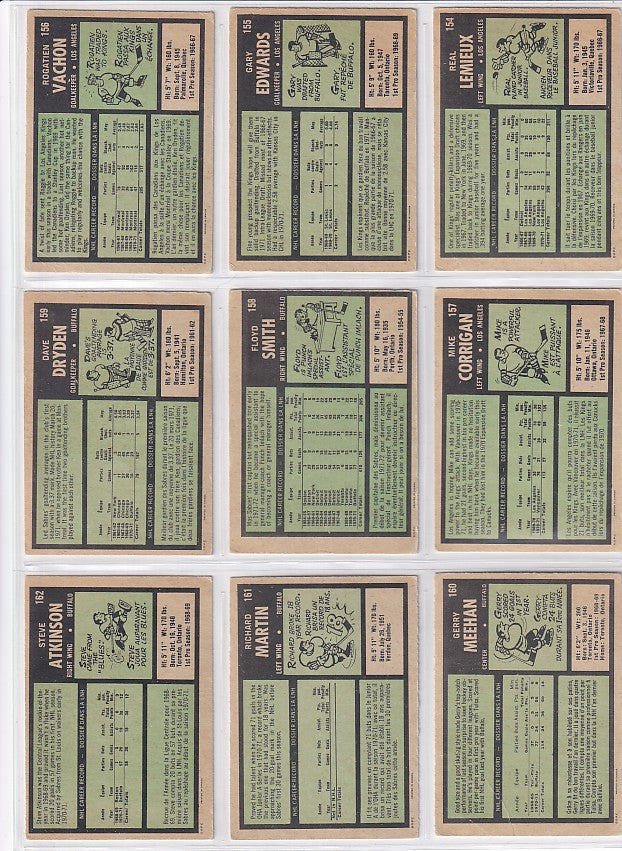 1971-72 O-Pee-Chee Complete Set + Booklets