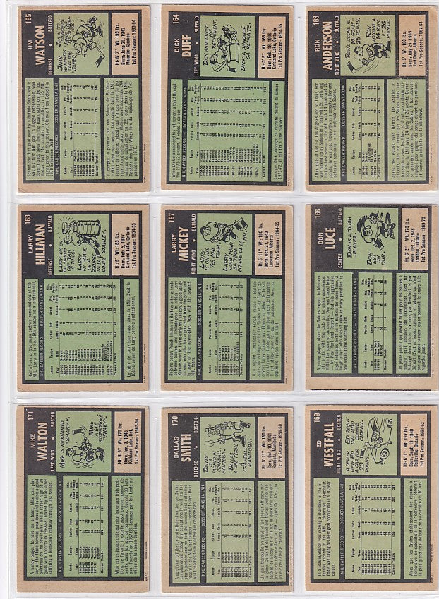1971-72 O-Pee-Chee Complete Set + Booklets