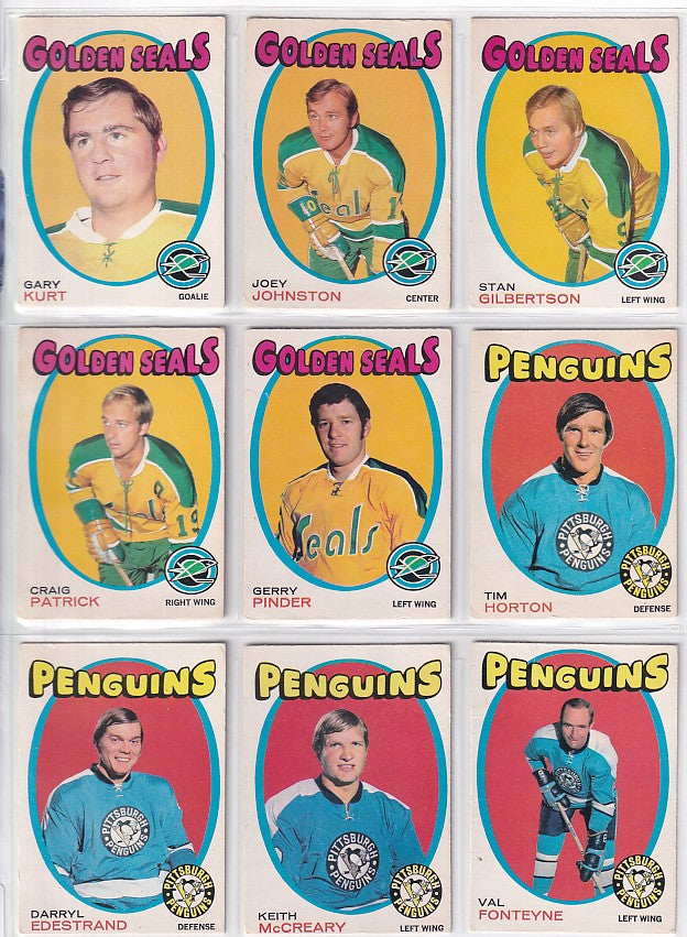 1971-72 O-Pee-Chee Complete Set + Booklets