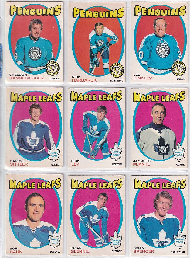 1971-72 O-Pee-Chee Complete Set + Booklets