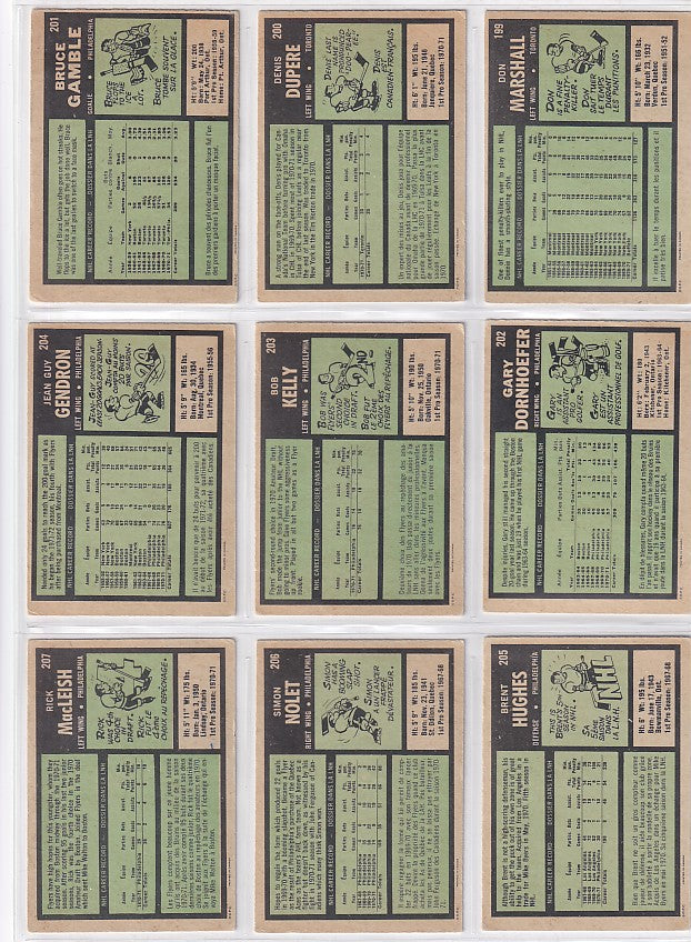 1971-72 O-Pee-Chee Complete Set + Booklets