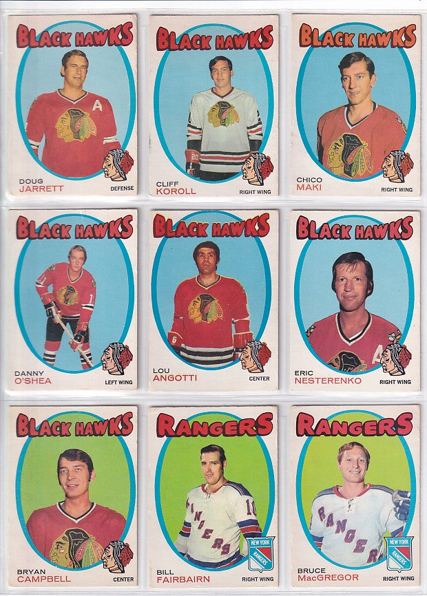 1971-72 O-Pee-Chee Complete Set + Booklets