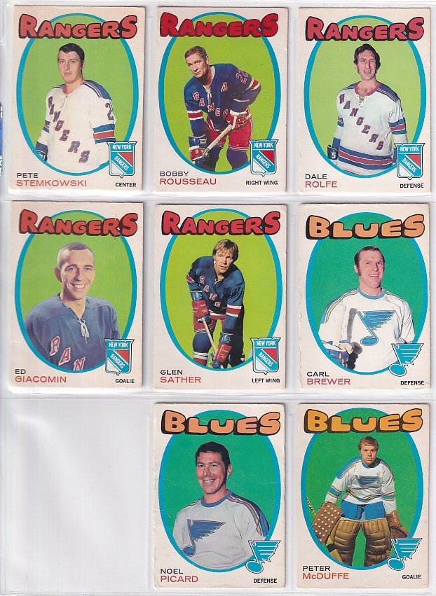 1971-72 O-Pee-Chee Complete Set + Booklets