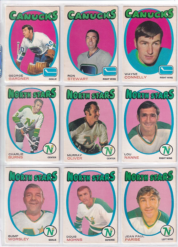 1971-72 O-Pee-Chee Complete Set + Booklets