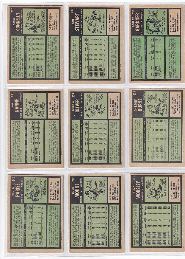 1971-72 O-Pee-Chee Complete Set + Booklets