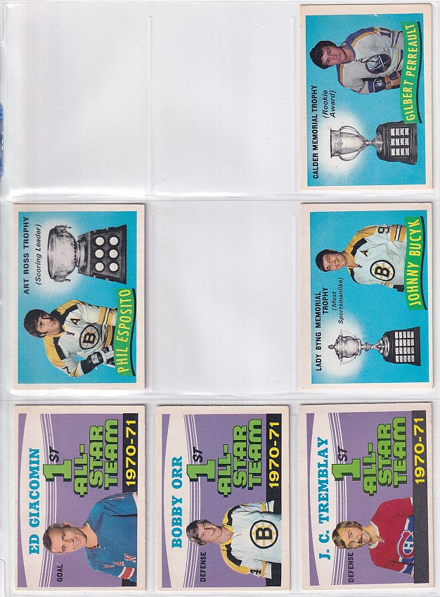 1971-72 O-Pee-Chee Complete Set + Booklets