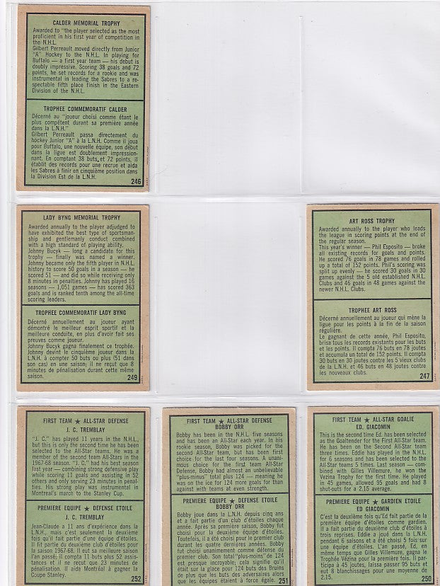 1971-72 O-Pee-Chee Complete Set + Booklets