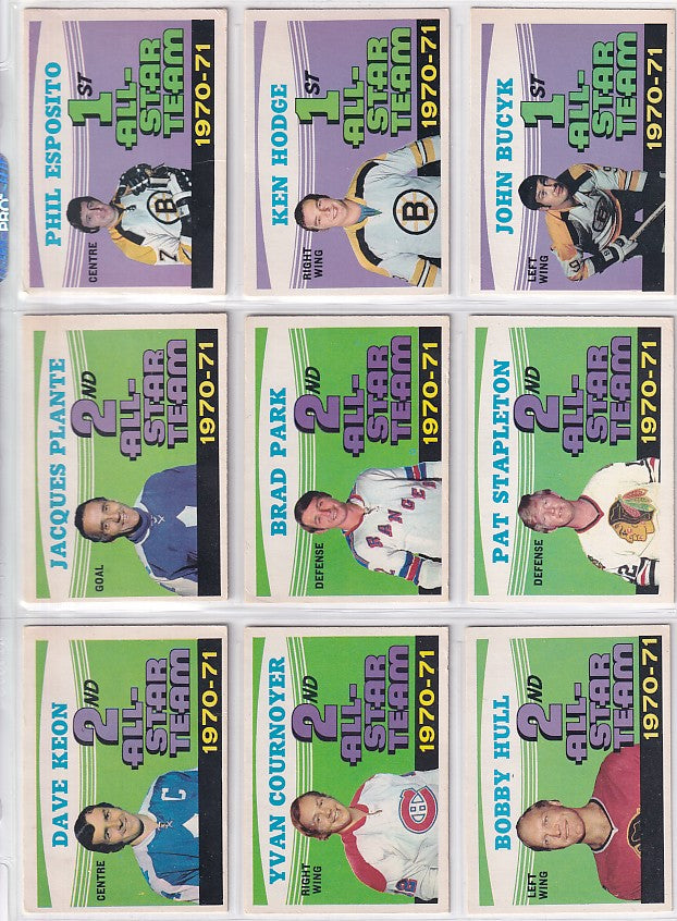 1971-72 O-Pee-Chee Complete Set + Booklets