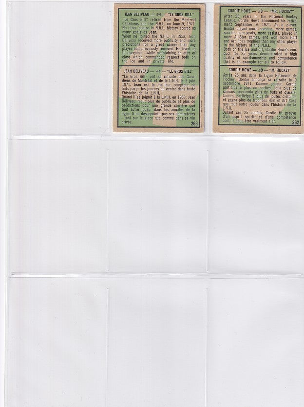 1971-72 O-Pee-Chee Complete Set + Booklets