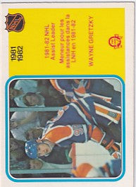 Wayne Gretzky 1982-83 O-Pee-Chee Assist Leader #240