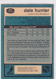 Dale Hunter Rookie RC 1981-82 O-Pee-Chee #277