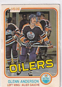 Glenn Anderson Rookie RC 1981-82 O-Pee-Chee #108