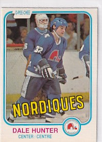 Dale Hunter Rookie RC 1981-82 O-Pee-Chee #277