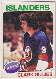 Clark Gillies Rookie RC 1975-76 O-Pee-Chee #199